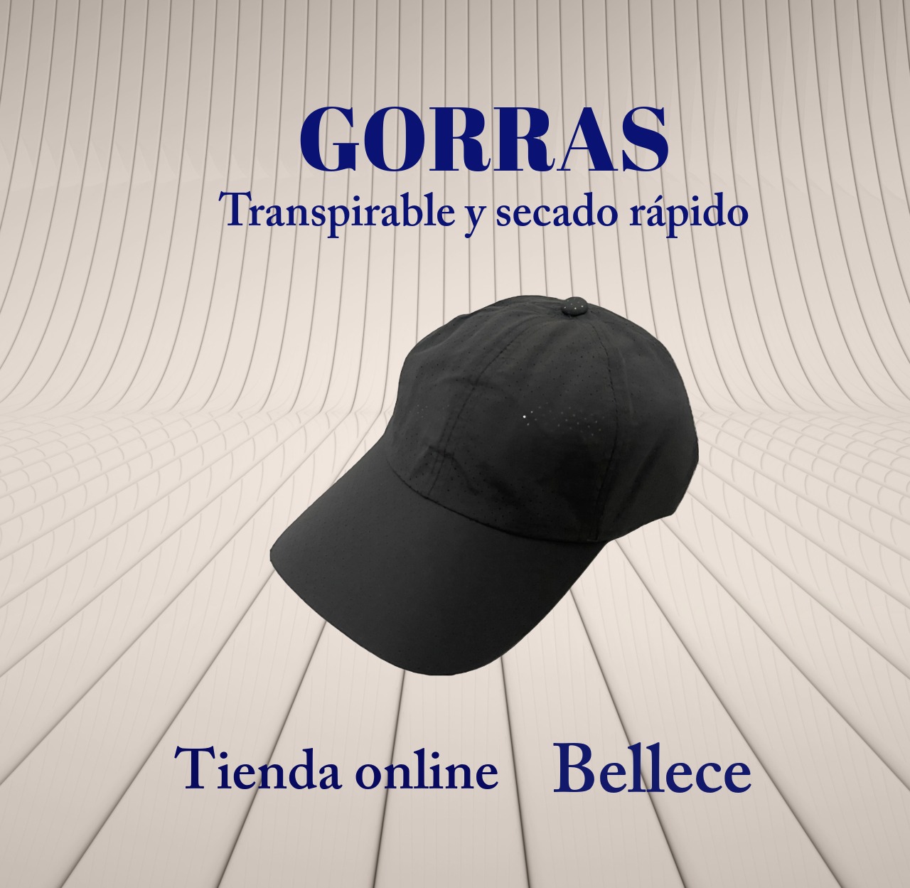 Gorra transpirable de secado rápido